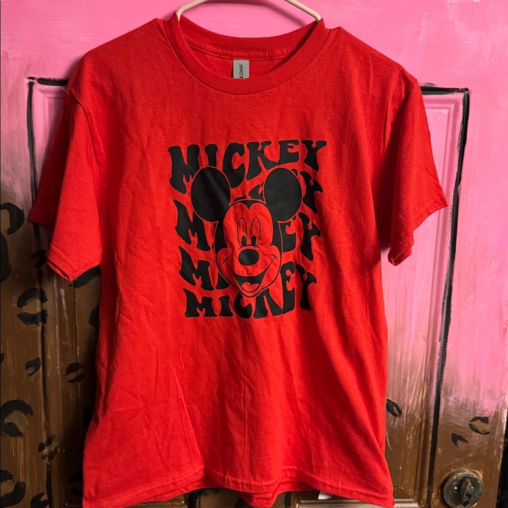 Red Mickey Mouse T-Shirt